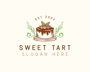 Sweet Cake Fruit Tart  logo design