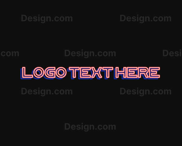 Neon Technology Wordmark Logo
