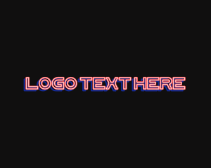 Neon Technology Wordmark  logo