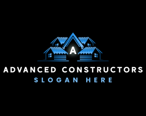 Home Property Roofing logo design