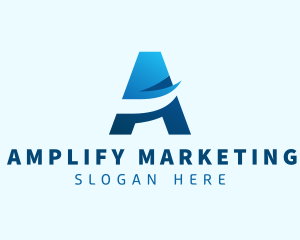 Advertising Professional Wing Letter A logo