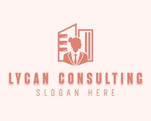 Executive Manager Woman logo design