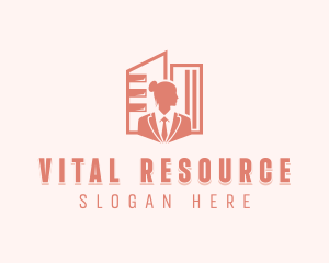 Executive Manager Woman logo design