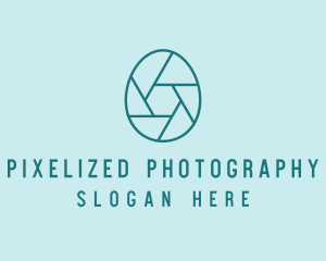 Egg Photography Lens logo design