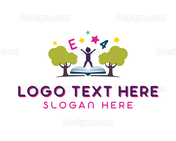 Educational Tree Book Logo