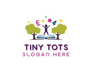 Educational Tree Book logo design