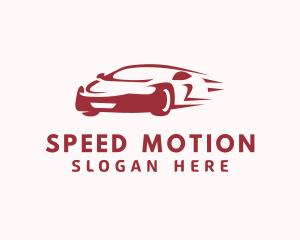 Sedan Car Racing logo design