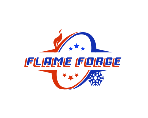 Fire Ice Thermal logo design