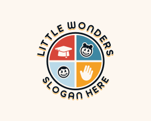 Preschool Kindergarten Daycare logo design