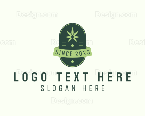 Marijuana Hemp Weed Logo