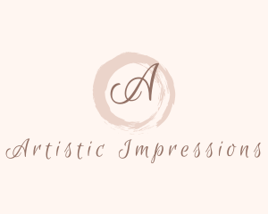 Feminine Business Watercolor logo design