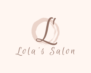 Feminine Business Watercolor logo design