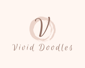 Feminine Business Watercolor logo design