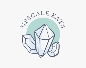 Luxury Crystals Boutique logo design