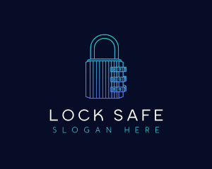 Cyber Security Lock logo