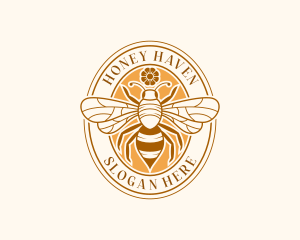 Honey Bee Farm logo design