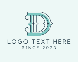 Premium Geometric Diamond logo