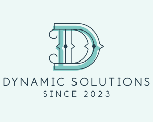 Premium Geometric Diamond logo design