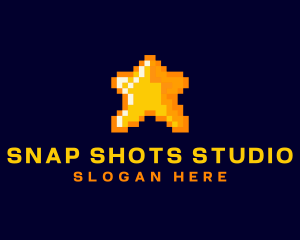 Pixelated Star Game logo