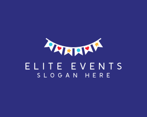 Party Event Banner logo design