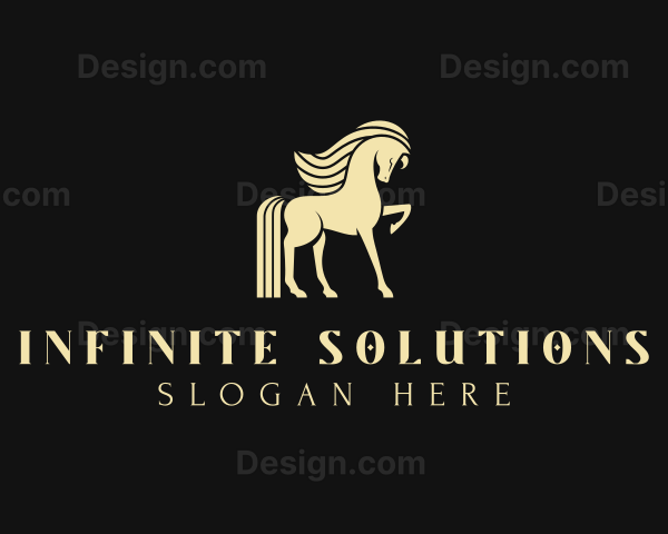 Stallion Horse Animal Logo