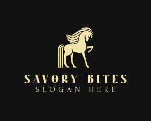 Stallion Horse Animal  logo