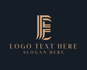 Professional Firm Letter E Logo