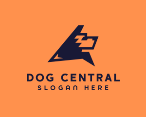 Modern Pet Dog logo design