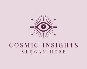 Cosmic Spiritual Eye logo design