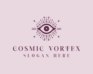 Cosmic Spiritual Eye logo design