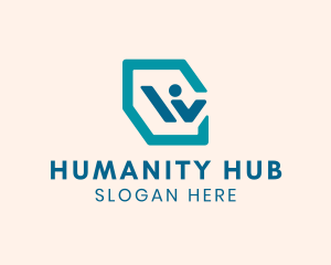 Human Victory Business logo design