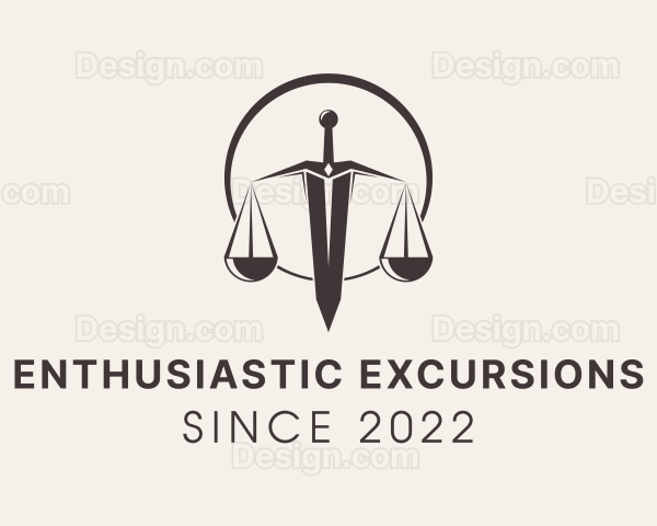 Prosecutor Sword Scale Logo