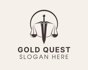 Prosecutor Sword Scale Logo