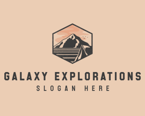 Rustic Outdoor Travel Camp logo design