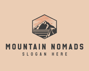 Rustic Outdoor Travel Camp logo design