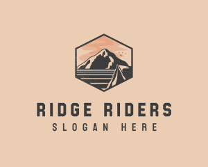 Rustic Outdoor Travel Camp logo design