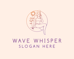 Sexy Swimsuit Lady logo