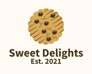 Chocolate Chip Cookie  logo design