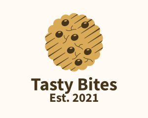 Chocolate Chip Cookie  logo design