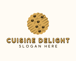 Chocolate Chip Cookie  logo design