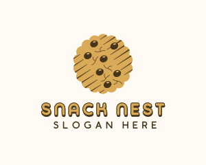 Chocolate Chip Cookie  logo design