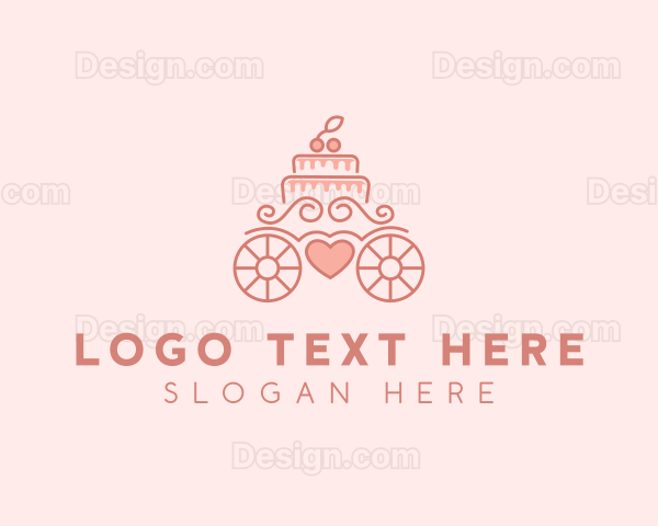 Bakery Cake Carriage Logo