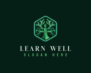 Tree Woman Wellness logo design