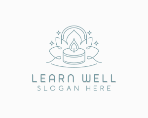 Wellness Candle Decoration logo design