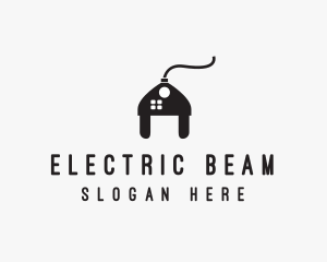 Electrical Plug Home logo design