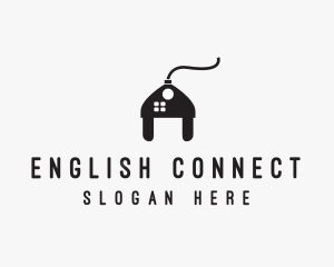 Electrical Plug Home logo design