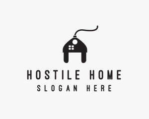 Electrical Plug Home logo design