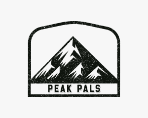 Mountain Trekking Peak logo design