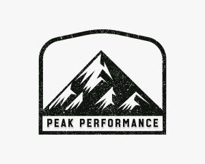 Mountain Trekking Peak logo design