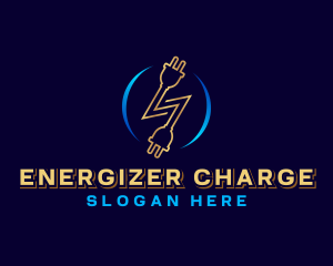 Electric Plug Volt logo design